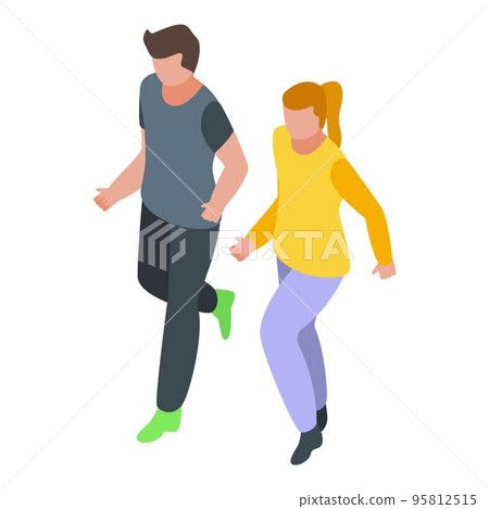 Personal trainer icon. Isometric of personal trainer vector icon for web design isolated on white background 95812515