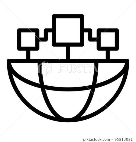 Global remote control icon. Outline global remote control vector icon for web design isolated on white background Global remote control icon. Outline global remote control vector icon for web design isolated on white background 95813081