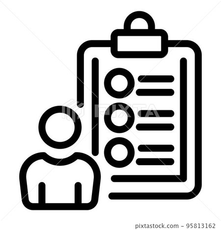 Self analysis icon. Outline self analysis vector icon for web design isolated on white background Self analysis icon. Outline self analysis vector icon for web design isolated on white background 95813162