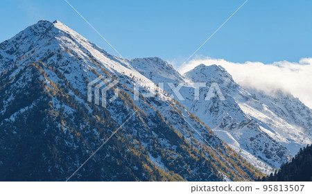journey through Irkis valley, Arkhyz, Karachay-Cherkessia, North Caucasus journey through Irkis valley, Arkhyz, Karachay-Cherkessia, North Caucasus 95813507