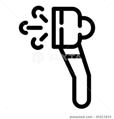 Small steam cleaner icon. Outline small steam cleaner vector icon for web design isolated on white background Small steam cleaner icon. Outline small steam cleaner vector icon for web design isolated on white background 95813854