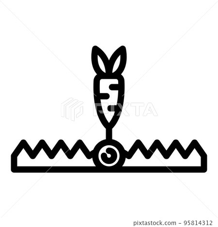 Wealth animal trap icon. Outline wealth animal trap vector icon for web design isolated on white background Wealth animal trap icon. Outline wealth animal trap vector icon for web design isolated on white background 95814312