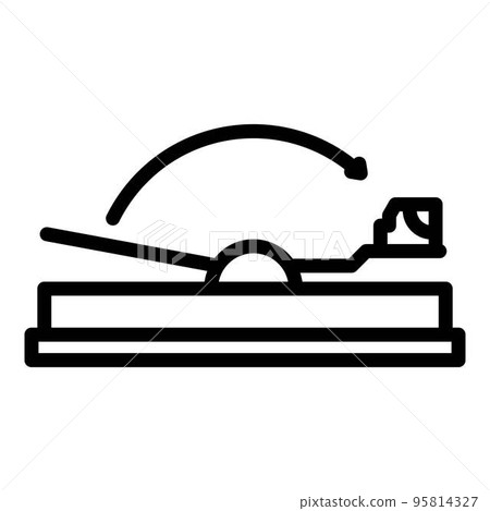 Mouse animal trap icon. Outline mouse animal trap vector icon for web design isolated on white background Mouse animal trap icon. Outline mouse animal trap vector icon for web design isolated on white background 95814327