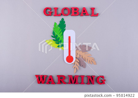 Global warming and climate change concept 95814922