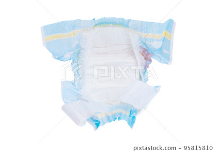 Baby diapers isolated Baby diapers isolated 95815810