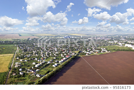 City with a bird's eye view City with a bird's eye view 95816173