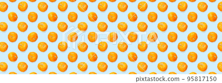 Autumn background made frem pumpkin. Background of orange miniature pumpkins. Thanksgiving or halloween background 95817150