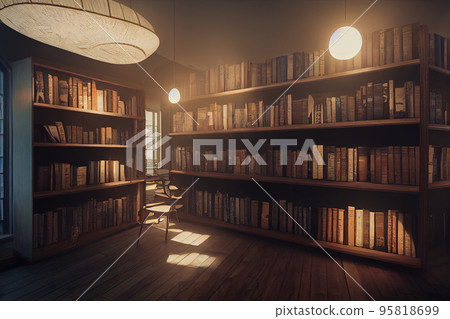 shelf with books shelf with books 95818699