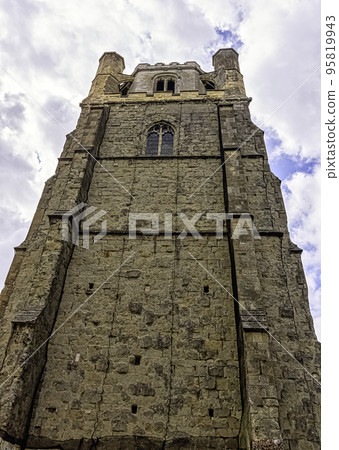 Chichester Cathedral (Cathedral Church of the Holy Trinity) free-standing medieval bell tower known as campanile in Chichester, West Sussex, United Kingdom Chichester Cathedral (Cathedral Church of the Holy Trinity) free-standing medieval bell tower known as campanile in Chichester, West Sussex, United Kingdom 95819943