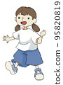 child girl energetic 95820819