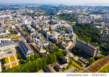 Saint-Brieuc city in Brittany region of northwest France 95821653