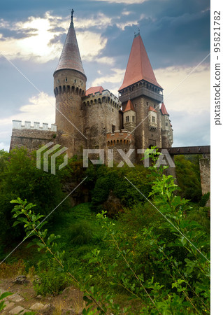 Photo of Corvin Castle which is histirical landmark Photo of Corvin Castle which is histirical landmark 95821782