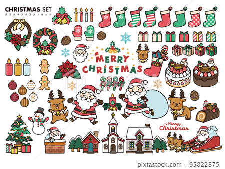 聖誕可愛插圖集 95822875