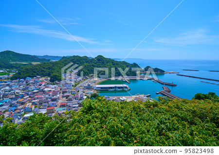 千葉縣京南町大黑山以南的城鎮和漁港景觀(胜山、胜山港等) 千葉縣京南町大黑山以南的城鎮和漁港景觀(胜山、胜山港等) 95823498