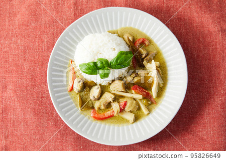 綠咖哩泰式咖哩泰式咖哩咖哩飯 綠咖哩泰式咖哩泰式咖哩咖哩飯 95826649