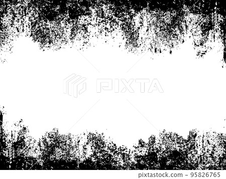 Grunge frame and border. Black and white grunge. Distress overlay texture. Dust and rough dirty wall background. Distress illustration simply place over object to create grunge effect. Vector EPS10. Grunge frame and border. Black and white grunge. Distress overlay texture. Dust and rough dirty wall background. Distress illustration simply place over object to create grunge effect. Vector EPS10. 95826765