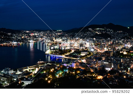 Nagasaki night view from Mt. Nabekanmuri_October 2022_03 Nagasaki night view from Mt. Nabekanmuri_October 2022_03 95829202