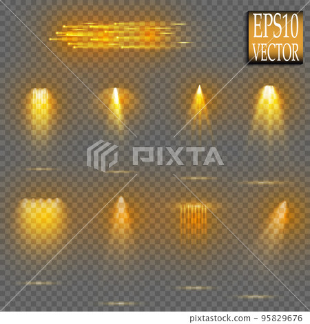 Vector Spotlights. Scene. Light Effects. Glow light effect Vector Spotlights. Scene. Light Effects. Glow light effect 95829676