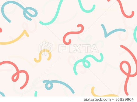 Abstract line curve design pastel color. Abstract line curve design pastel color. 95829904