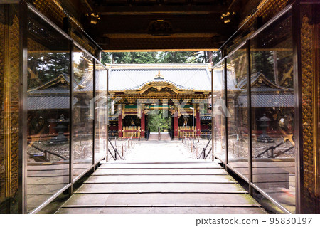 Shrines and Temples in Nikko ``Nikkosan Rinnoji Taiyuin (Yashamon)'' Nikko City, Tochigi Prefecture 95830197