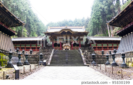 Shrines and Temples in Nikko ``Nikkosan Rinnoji Taiyuin (Yashamon)'' Nikko City, Tochigi Prefecture 95830199