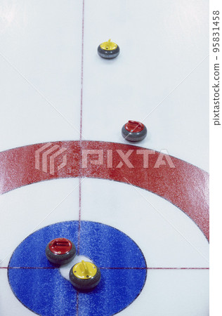 Curling background Curling background 95831458