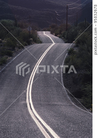 Asphalt road Asphalt road 95832678