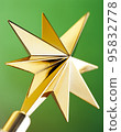 golden christmas star 95832778