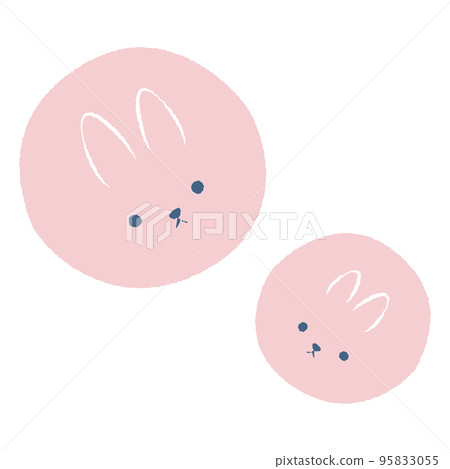 親子兔插畫素材 親子兔插畫素材 95833055