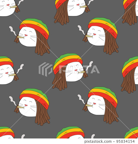 cat, vector, seamless 95834154