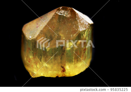 citrine mineral isolated 95835225