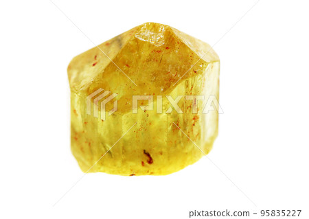 citrine mineral isolated 95835227