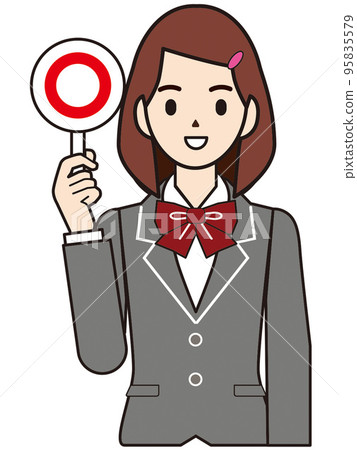 Person illustration female student 95835579