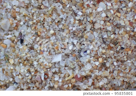bulgarian sea sand macro texture 95835801