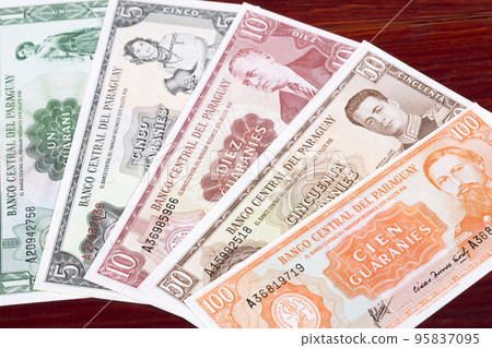 Old Paraguayan money a business background Old Paraguayan money a business background 95837095