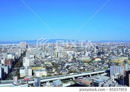 A view of Sakai Port from the observation lobby on the 21st floor of Sakai City Hall A view of Sakai Port from the observation lobby on the 21st floor of Sakai City Hall 95837959