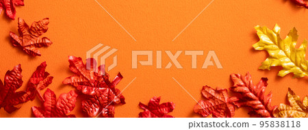 beautiful maple leaf background autumn fall Maple leaf メープルリーフ Autumn leaves 95838118