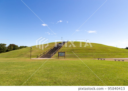 Tsunami evacuation mound Tsunami evacuation mound 95840413