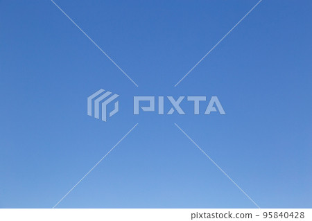 A cloudless blue sky 95840428