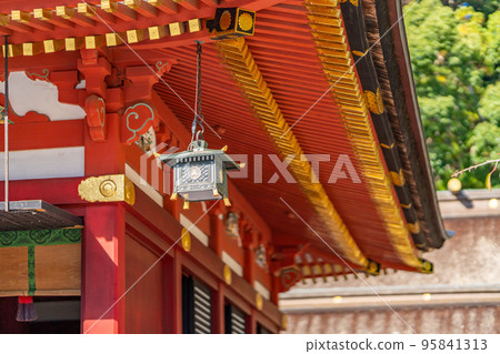 Shiogama Shrine, Soumiya Worship Hall, Hanging Lantern 95841313