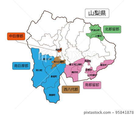 山梨縣各縣 山梨縣各縣 95841878