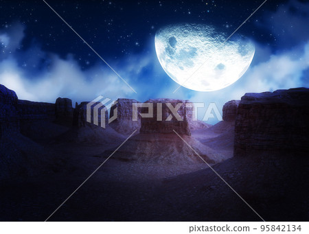 Night in canyon 95842134