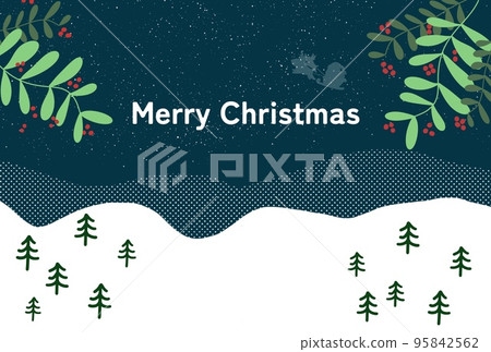 Christmas navy fir tree Christmas navy fir tree 95842562