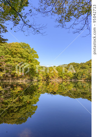 Lake Choro and Zao in early autumn 95842713
