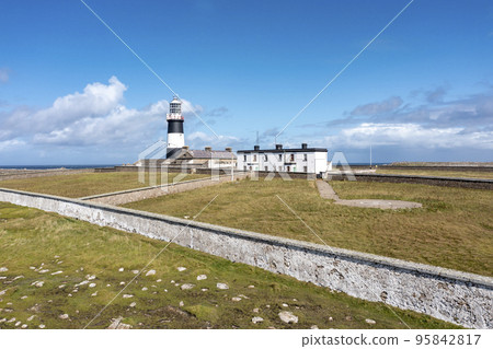 Aerial view of the Lighthouse on Tory Island, County Donegal, Republic of Ireland Aerial view of the Lighthouse on Tory Island, County Donegal, Republic of Ireland 95842817
