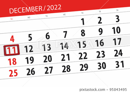 Calendar 2022, deadline, day, month, page, organizer, date, december, sunday, number 11 Calendar 2022, deadline, day, month, page, organizer, date, december, sunday, number 11 95843495