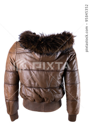 Leather jacket isolated 95845352
