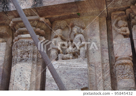Surya Temple in Konark, a World Heritage Site, India Surya Temple in Konark, a World Heritage Site, India 95845432