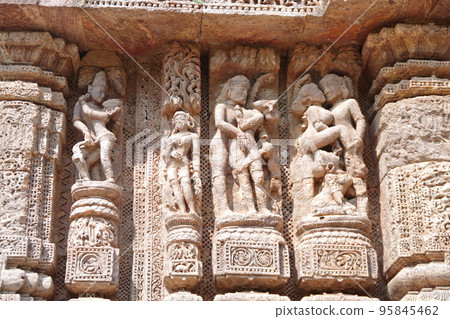 Surya Temple in Konark, a World Heritage Site, India 95845462