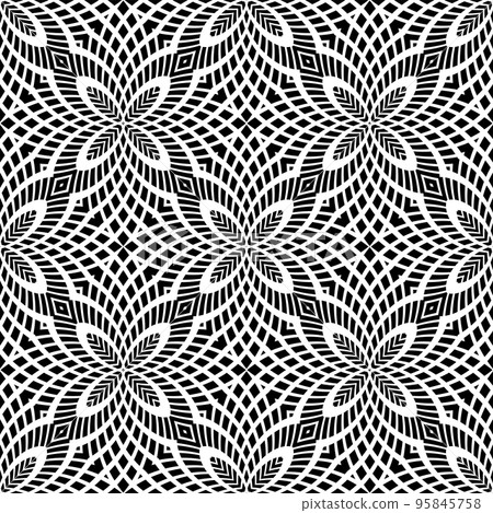 Abstract Seamless Lacy Floral Pattern. Lace Texture. Abstract Seamless Lacy Floral Pattern. Lace Texture. 95845758